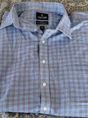 Stafford Travel Easy Care Button Down Size 18 Regular